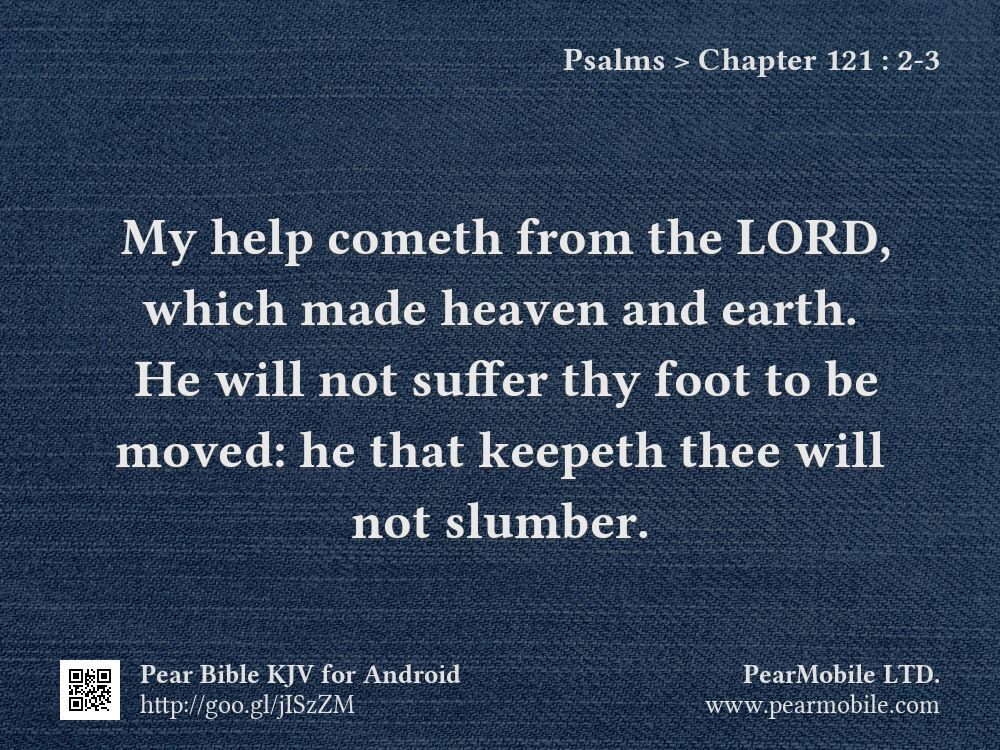 Psalms, Chapter 121:2-3